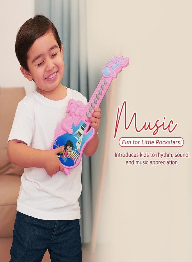 NHR Kids Musical Guitar - 8 Sound Buttons, Music Instrument for Beginners Toddlers, Fun & Educational Toy for Early Learning and Development for 1+ Years for Child (Multicolor) - Image 3